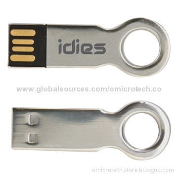 Key-shaped USB Flash Drives with Metal Case & 1/2/4/8/16/32/64GB Capacities